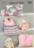 Knitting Pattern - James C Brett JB882 - Baby Twinkle Print DK - Toddler's Dress, Cardigan & Waistcoat